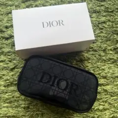 【未使用品】Dior ノベルティ トラベルポーチ メッシュ ブラック