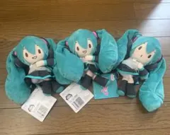 ゆりかまま様専用 初音ミクシリーズ ふわぷちくっつきぬいぐるみ　全3種セット