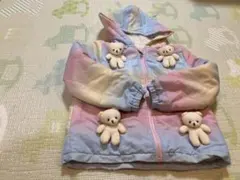 シーイン　くま　ぬいぐるみ付き　レインボー　ジャンパーのサムネイル
