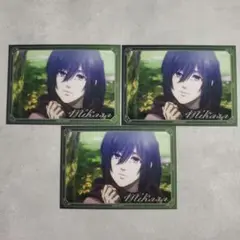 進撃の巨人　gigo　ミニブロマイド　ミカサ　3枚