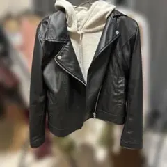 CECIL McBEE ブラックライダースジャケット