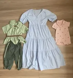 【値下げ】ピーターパンバウンドセット　レディースM キッズ120 ベビー80