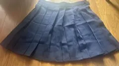 制服　ネイビー プリーツミニスカート