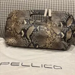 PELLICO ヘビ柄 ハンドバッグのサムネイル