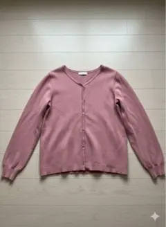 anySiS ピンク Vネック カーディガン