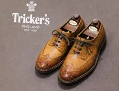 《希少純正シューツリー付》Tricker’sトリッカーズ Bourton UK6のサムネイル