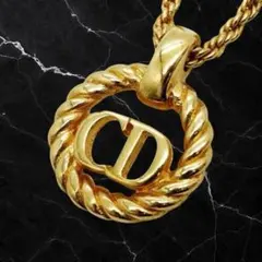 CDロゴ ゴールドネックレスNo 05