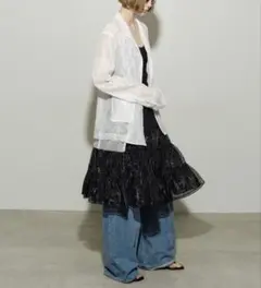 yae レイヤードチュチュ 黒