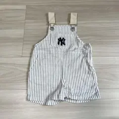 【美品】petitmain プティマイン　MLB サロペット