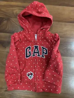 GAP ドット柄 ミニーマウス　パーカー