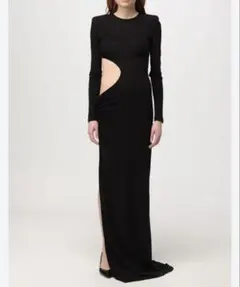 Zara カットアウトボディコンドレス ワンピース黒