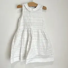 POLO RALPH LAUREN ワンピース　レース　白色　ノースリーブ