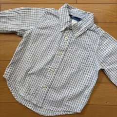 baby GAP チェック柄 長袖シャツ 90 ボタンダウン　ギャップ