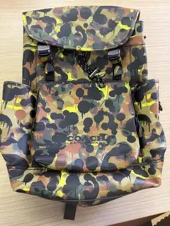 COACH カモフラージュ柄 バックパック リュックのサムネイル