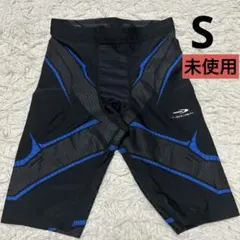 TIGORA インナータイツ スパッツ ブラック ブルー　未使用　Sのサムネイル