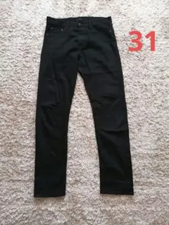 UNIQLO　スリムフィットジーンズ　ブラック　　size31