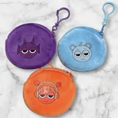 スプランキー コインケース 3点セット （スカイ／ダープル／オレン）