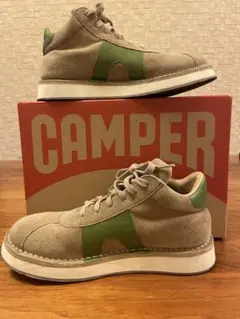 新品未使用！Camper ハイカットスニーカー ベージュ/グリーン 2025年最新】CAMPER スニーカーの人気アイテム - メルカリ