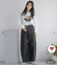 LOWRYSFARM corn カーブパンツ デニム