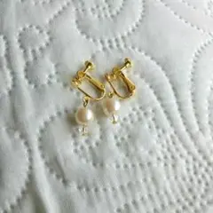 パール スワロフスキー イヤリング