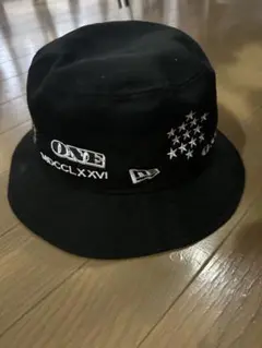 New Era ブラック バケットハット S/M