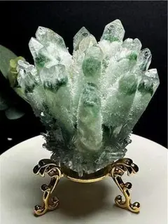 超綺麗ガーデンクォーツ入り水晶クラスターB87P6/94P03B
