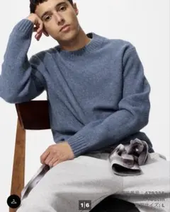 UNIQLO スフレヤーンクルーネックセーター