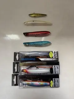シーバス　ミノー・プラグ ルアーセット シーバス用ミノー・プラグ 4点セット - メルカリ