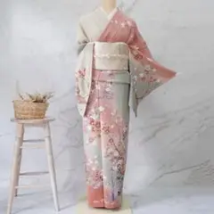訪問着 フルセットa811卒業式　入学式　お宮参り　七五三　結婚式のサムネイル