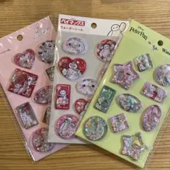 セリア　ディズニー　ウォーターシール　3枚セット