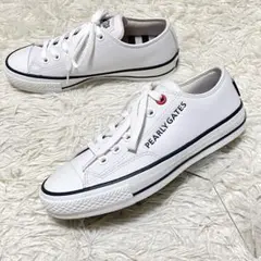 【激レア】CONVERSE x PEARLY GATES レザースニーカー 23