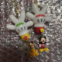 ディズニー ミッキー プルート ストラップ 2個セット