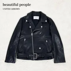 beautiful people ユナイテッドアローズ ライダース 140 黒のサムネイル