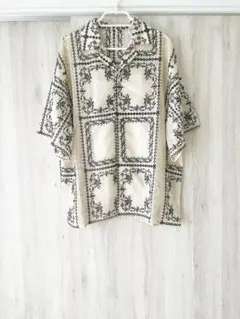 新品タグ付】MAHAL コットン オープンカラーシャツ ハウスオブロータス
