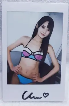 森沢かな DVD 競泳水着NTR 直筆サイン入りチェキ - メルカリ