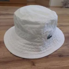 LACOSTE バケットハット ホワイト