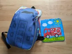 子供用　新幹線リュック／消防車タオルハンカチ