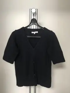 cat in the closet ネイビー 半袖カーディガン M 新品同様