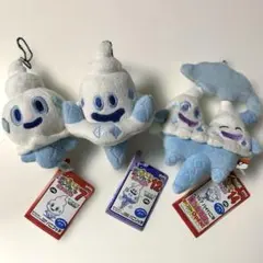 希少 MYポケモンコレクション バニプッチ バニリッチ バイバニラ ぬいぐるみ