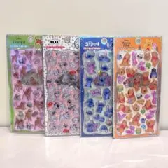 【国内正規品】プチドロップステッカー　ディズニー　4種セット