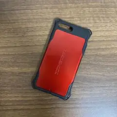 ZEROSHOCK エレコム ゼロショック iPhone7+/8+用　レッド
