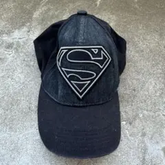 SUPERMAN キャップ　帽子　黒のサムネイル
