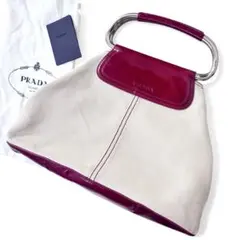 PRADA プラダ 2003SS アーカイブ メタルハンドル ハンドバッグ レア
