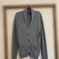 Gapグレー ボタン付きカーディガン 綿100% M