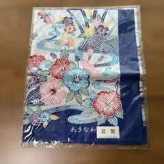 沖縄　綿　花柄デザイン ハンカチ