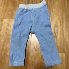 80サイズ デニム風パンツ