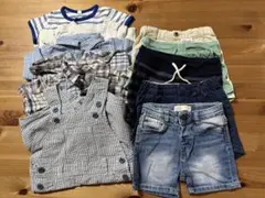 子供服 男の子 夏服 ロンパース ズボン 12〜18M 80cm