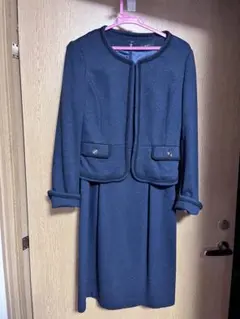 a.v.vアヴェヴェ　ネイビー　ジャケットとワンピースセット