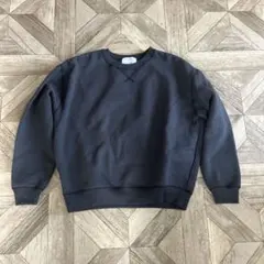 neuna ダークグレー クルーネックスウェット