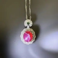 ​【希少・一点物】天然石レッドレピドライト ペンダント✨上品高品質 幻想的な輝き 希少・一点物】天然石レッドレピドライト ペンダント✨上品高品質 幻想